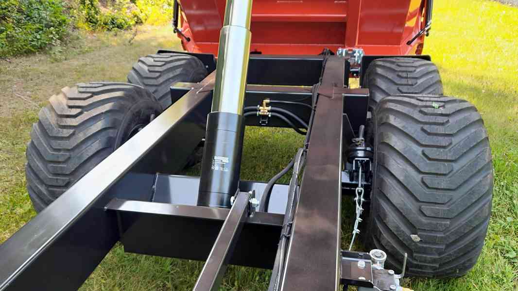 Traktorový návěs,přívěs,vlek za traktor,vlečka 13t - foto 10