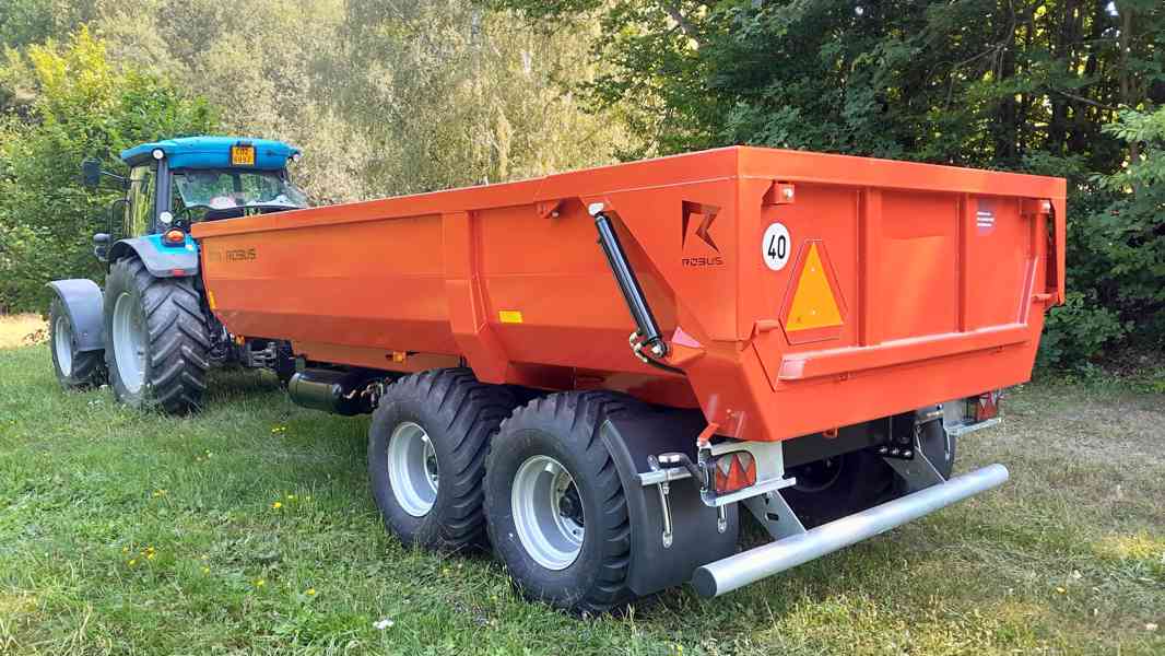 Traktorový návěs,přívěs,vlek za traktor,vlečka 13t - foto 4