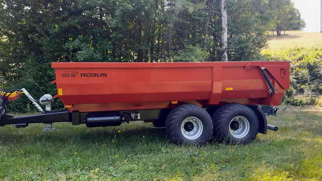 Traktorový návěs,přívěs,vlek za traktor,vlečka 13t - foto 3