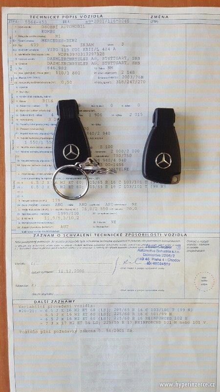 Mercedes VITO 115 CDI 4x4 Automat 9 míst - foto 9