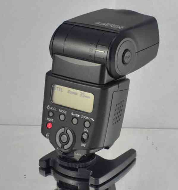 Blesk Canon Speedlite 430 EX **E-TTL II*GN:43* - foto 7