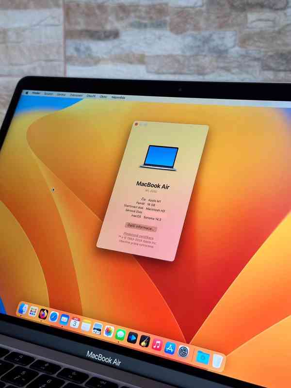 Apple MacBook Air M1 8xGPU, 16 GB RAM, 512 GB SSD, záruka - foto 11