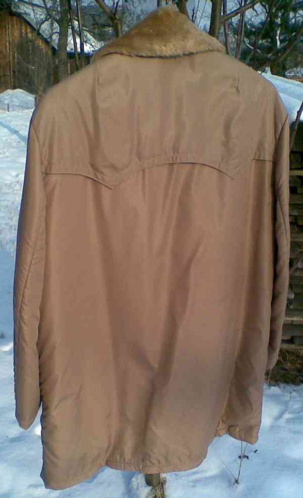 Prodám 3/4 pánský zimní béžový kabát č. 53 - foto 3