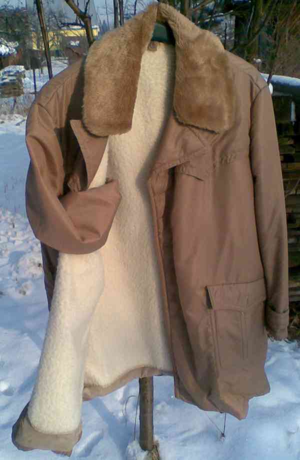 Prodám 3/4 pánský zimní béžový kabát č. 53 - foto 2