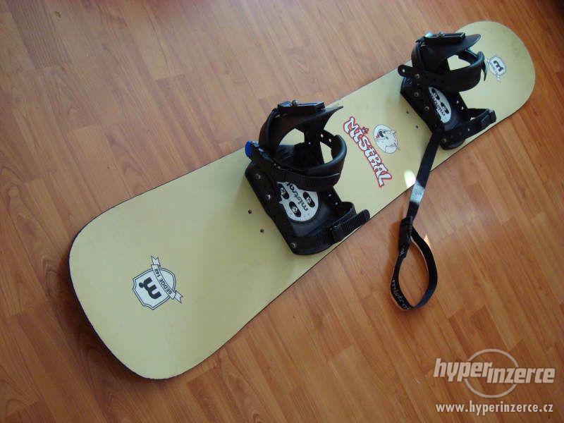 Snowboard komplet MISTRAL 148 cm bazar - foto 1