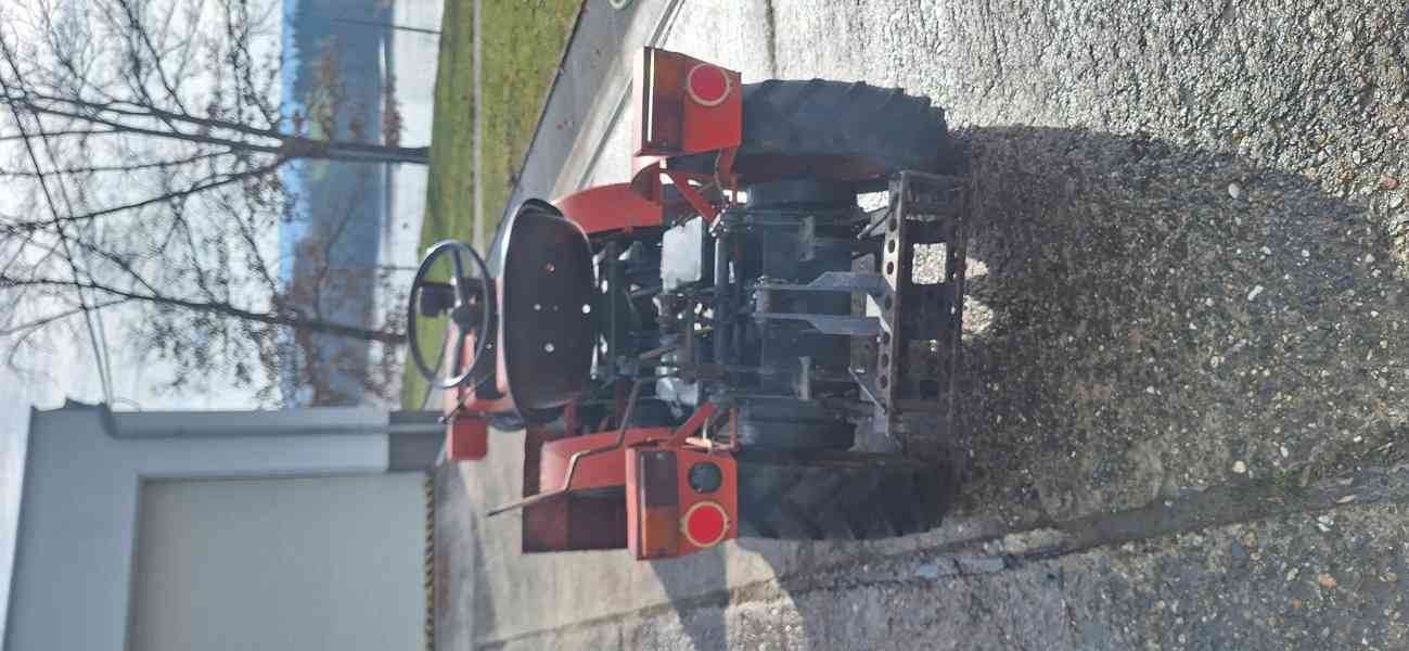 Malotraktor TZ 4K 14 vč. přední radlice a jednoosého vleku - foto 4