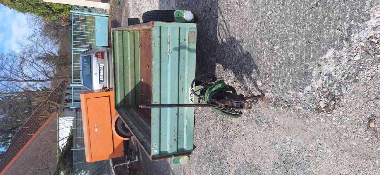 Malotraktor TZ 4K 14 vč. přední radlice a jednoosého vleku - foto 11