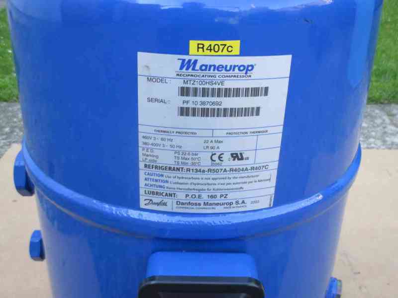 Danfoss kompresor, MTZ100HS4VE - foto 2