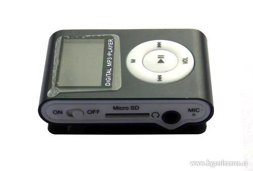 Malý kovový MP3 s klipsem až 4GB - foto 3