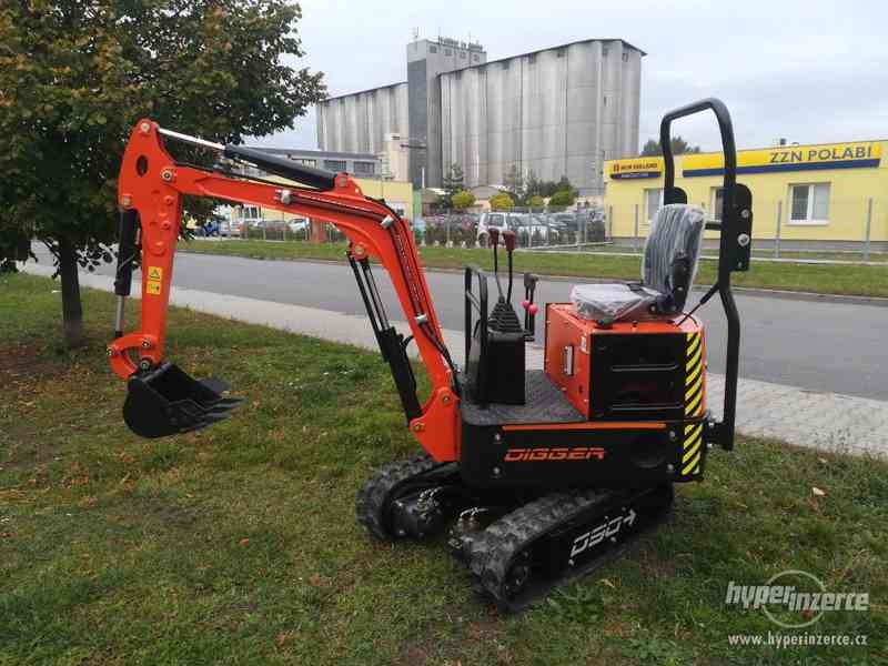 Minibagr bagr mini rypadlo podkop Digger D90 v2 - foto 1