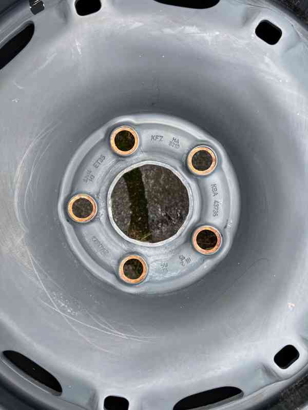 14 5x100 plechové ocelové disky škoda seat vw - foto 2