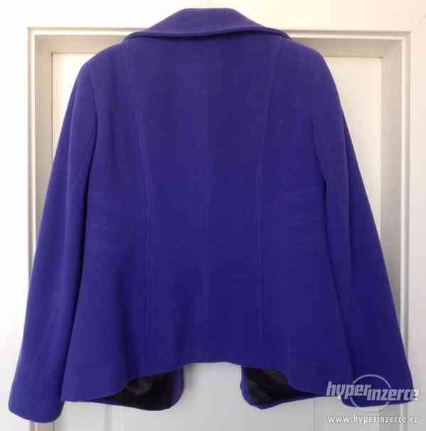 Dámský kabátek, fialový - foto 2