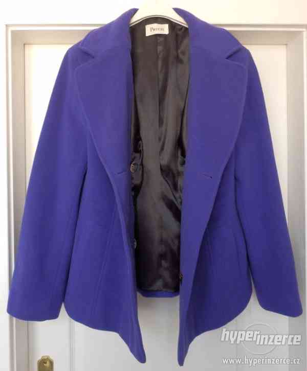 Dámský kabátek, fialový - foto 3