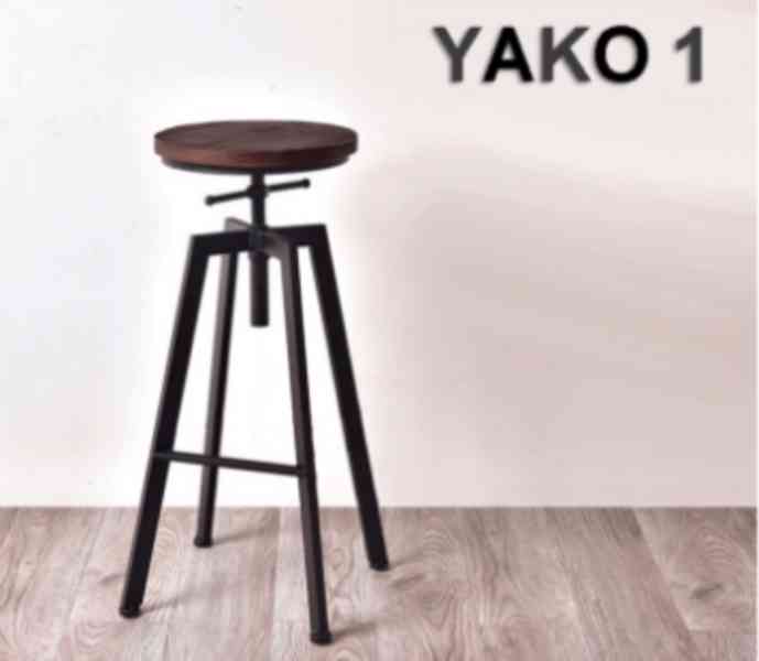 Luxusné barové stoličky, židle do kuchyne YAKO 1 - foto 1
