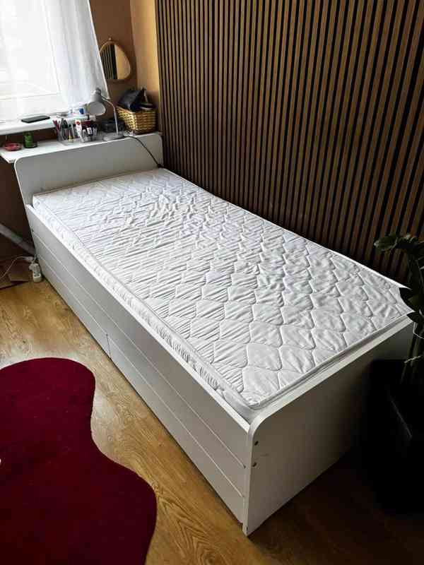 Postel rozkládací s úložným prostorem Ikea - foto 2