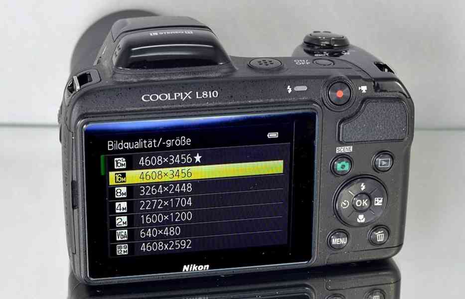 Nikon CoolPix L810 *CCD 16,1 MPix*26x Op.ZOOM*HDV* - foto 8
