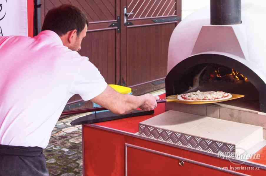 Pizza Trailer Přívěs na pizzu Mobilní pizza pec na dřevo - foto 5