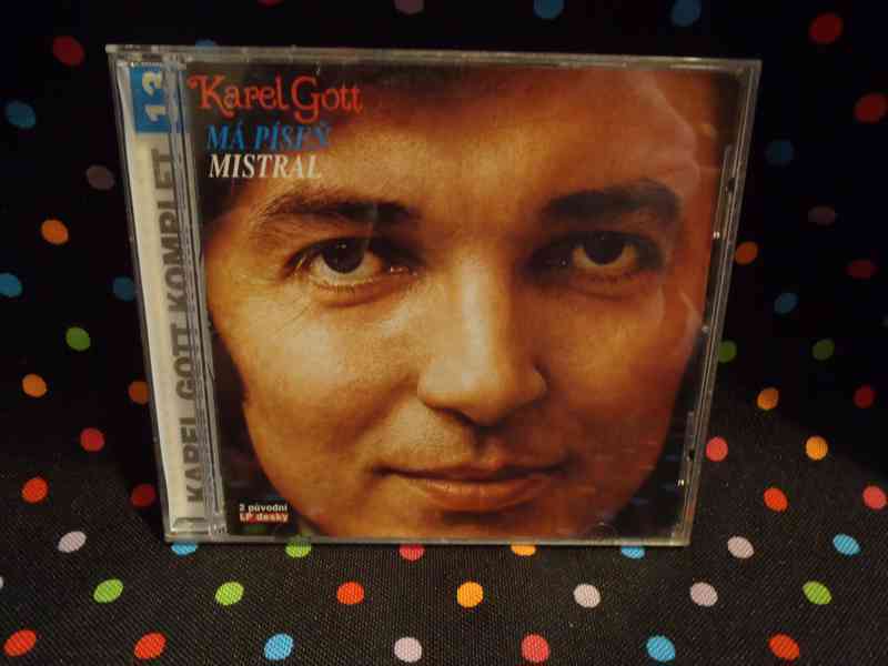 CD Karel Gott - Má píseň Mistral Komplet 13 Top stav - foto 1