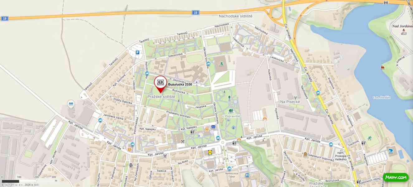 Pronájem bytu 2+1, 48 m2, Pražské sídliště, Tábor - foto 9