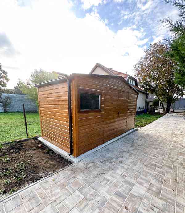Zahradní domek - 5x2,5m -  Dvoukřídlá vrata - Okno -  TS863 - foto 5