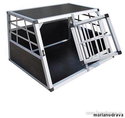 NOVÁ TRANSPORTNÍ KLEC ČERNÁ, BOX DO AUTA PRO PSA - foto 2