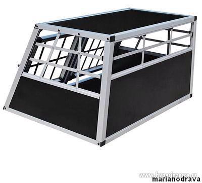 NOVÁ TRANSPORTNÍ KLEC ČERNÁ, BOX DO AUTA PRO PSA - foto 4