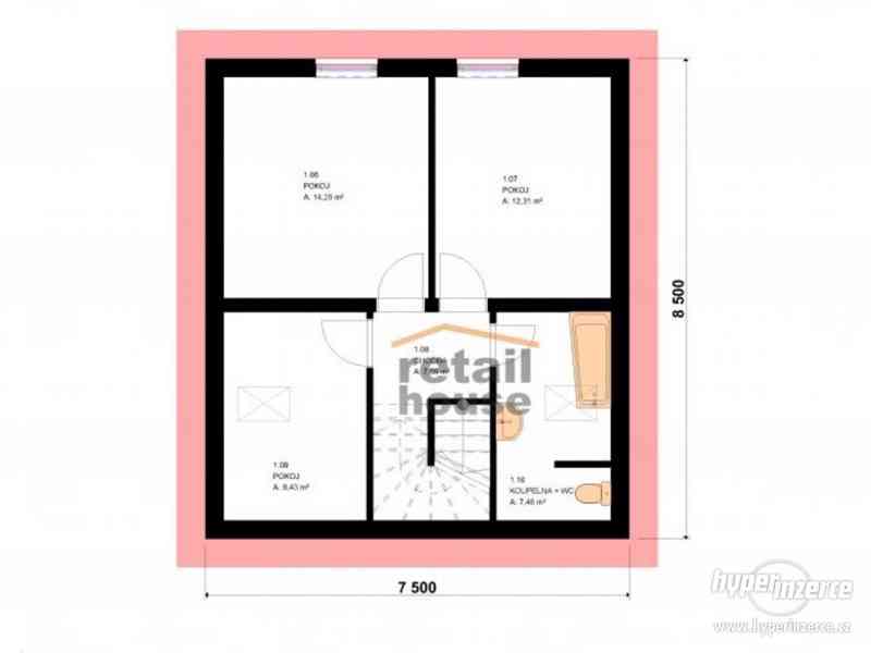 Rodinný dům Pegas New 2016 Plus, 5+kk, 113 m2 - foto 8