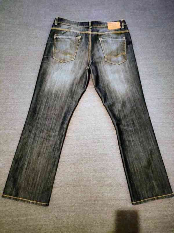 džíny Angelo Litrico, černo-šedé, vel. 37/32(XL), pás: 96cm - foto 6