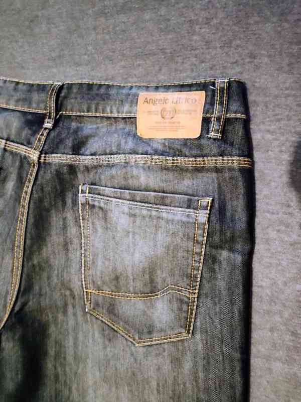 džíny Angelo Litrico, černo-šedé, vel. 37/32(XL), pás: 96cm - foto 8