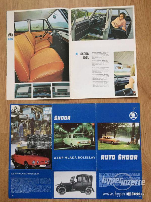 Škoda 100 katalog ND, díl. příručka, prospekty, ceny v textu - foto 5