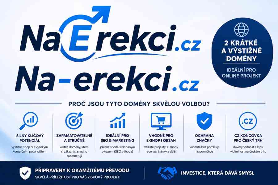 NaErekci.cz + Na-Erekci.cz - prémiové a výstižné domény - foto 2