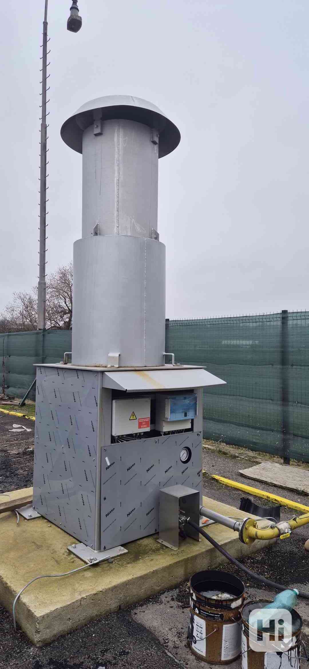 vysokoteplotní fléra F80 se skrytým plamenem - foto 1