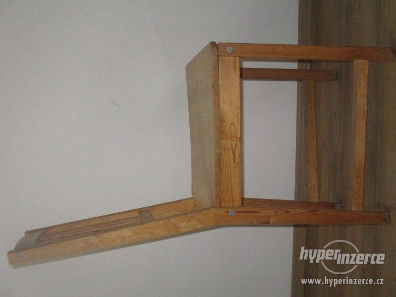 Dřevěná židle (k renovaci) - foto 2