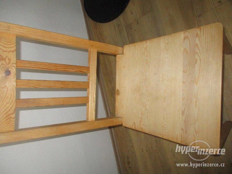 Dřevěná židle (k renovaci) - foto 4
