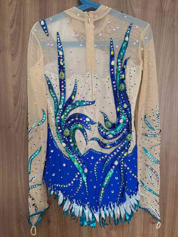 Dres na moderní gymnastiku el 135 - 140  - foto 2