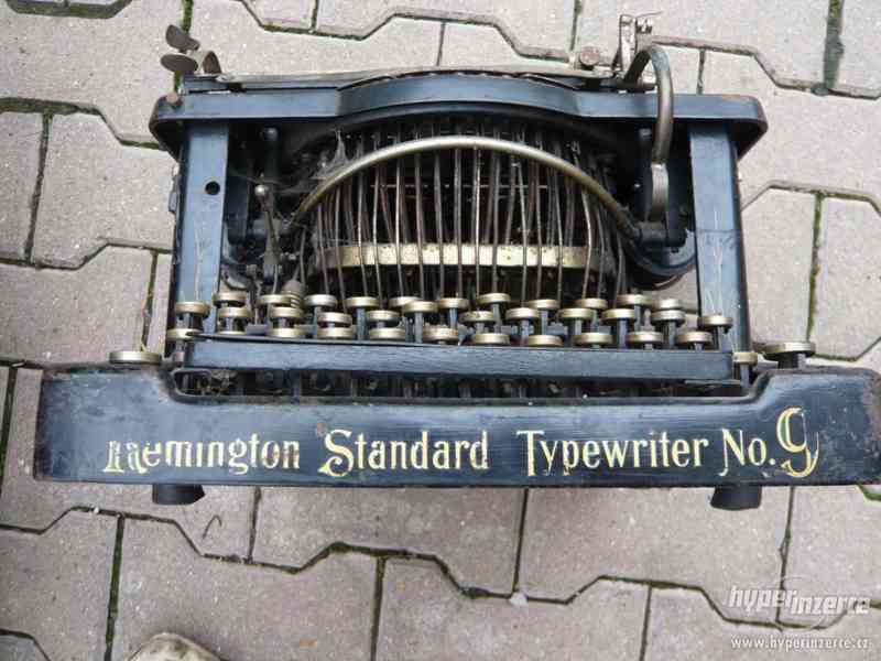 Starožitný psací stroj Remington 9 - foto 7