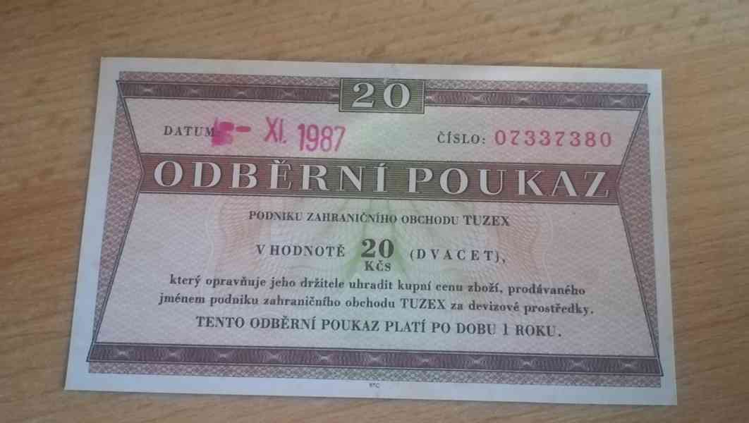 Tuzexové poukázky , bony  - foto 18
