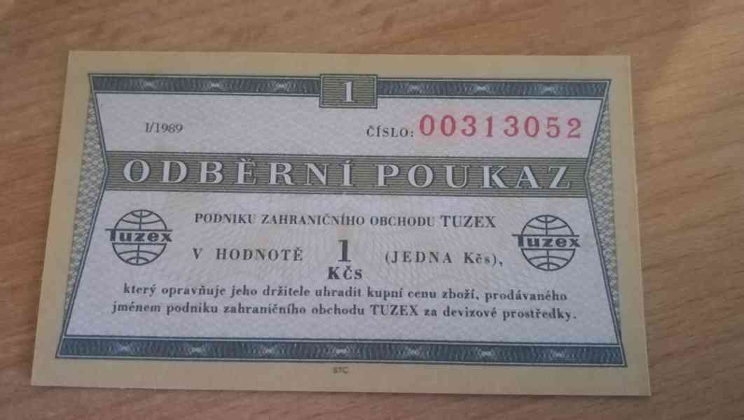 Tuzexové poukázky , bony  - foto 2