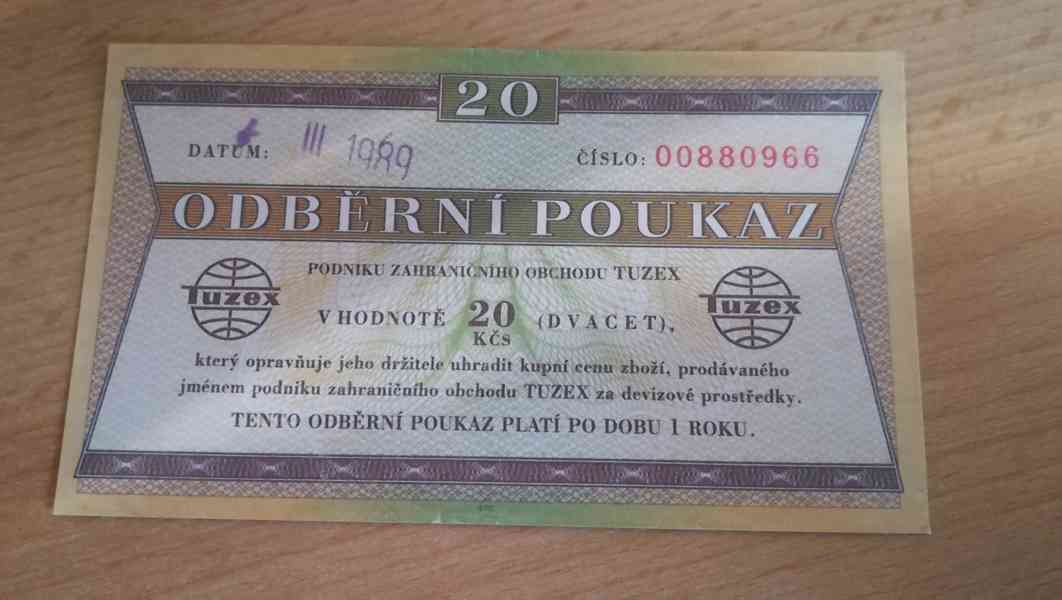 Tuzexové poukázky , bony  - foto 14