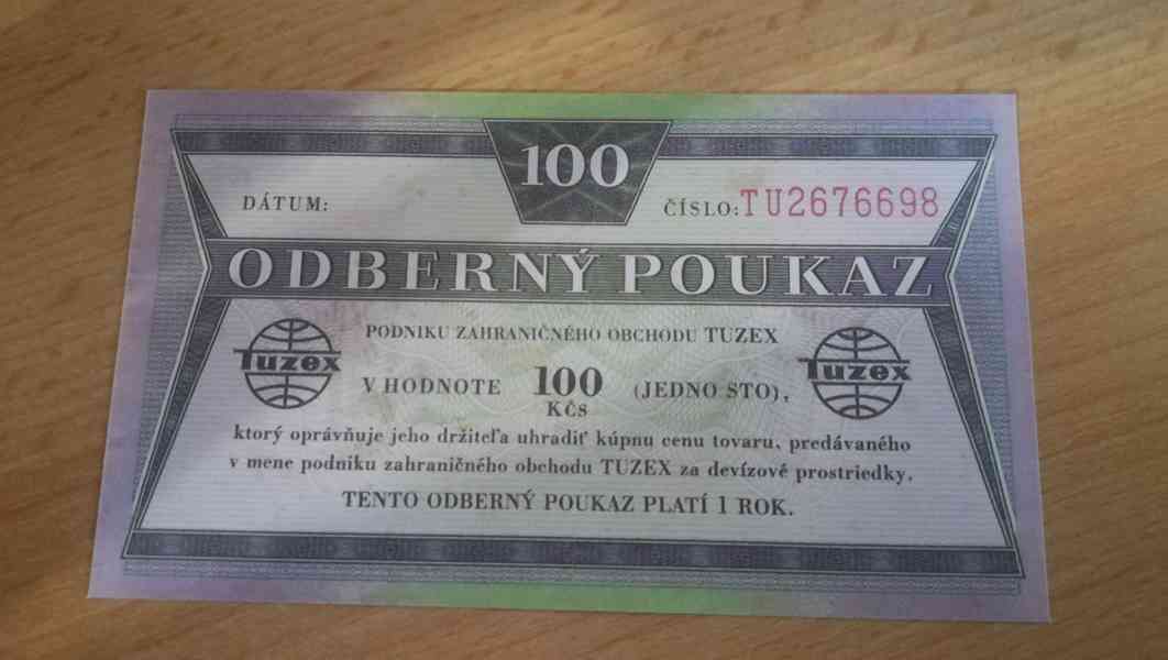 Tuzexové poukázky , bony  - foto 20