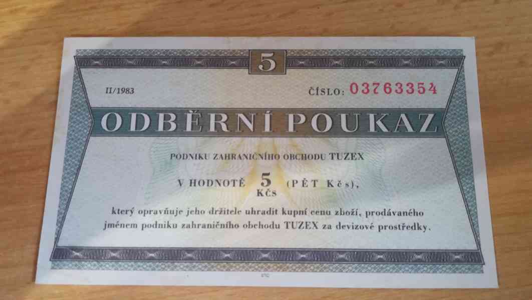Tuzexové poukázky , bony  - foto 8