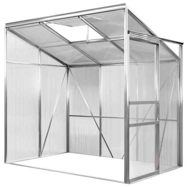 Boční hliníkový polykarbonátový skleník 3,65 m³  - foto 1