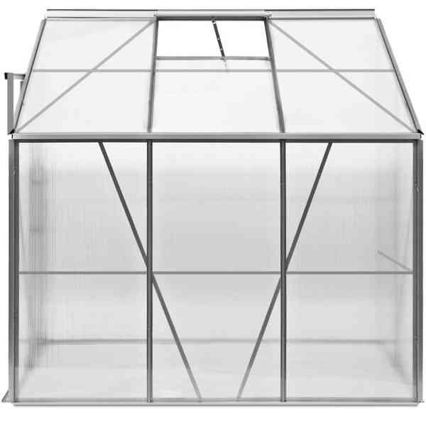 Boční hliníkový polykarbonátový skleník 3,65 m³  - foto 2