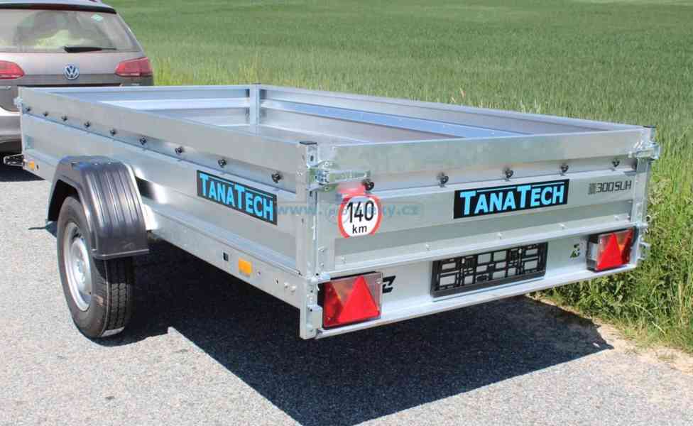 TANATECH - Přívěs Zaslaw 300SUH 300x150x35 1300kg sklopný - foto 2