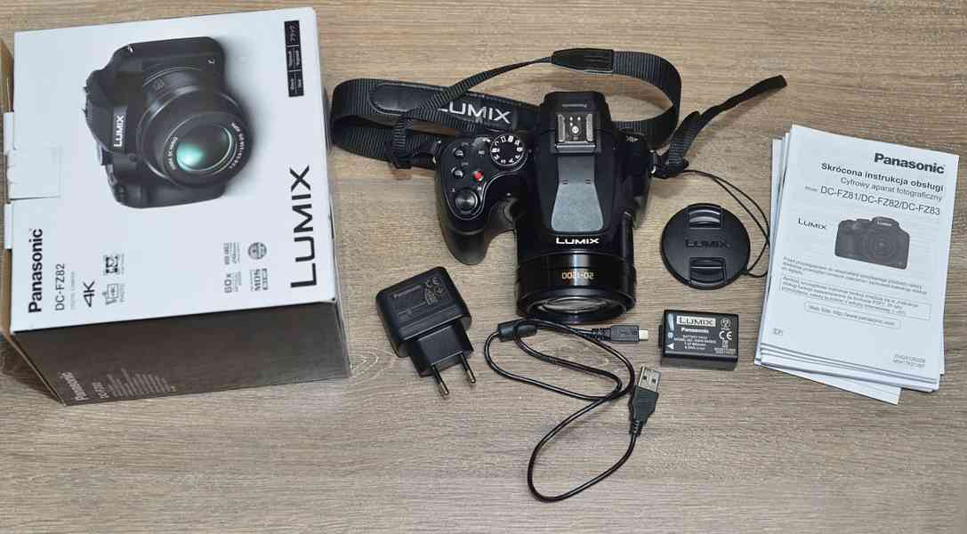 Panasonic DMC-FZ 82 *60x Op.Zoom*4K Video*WIFI - foto 3