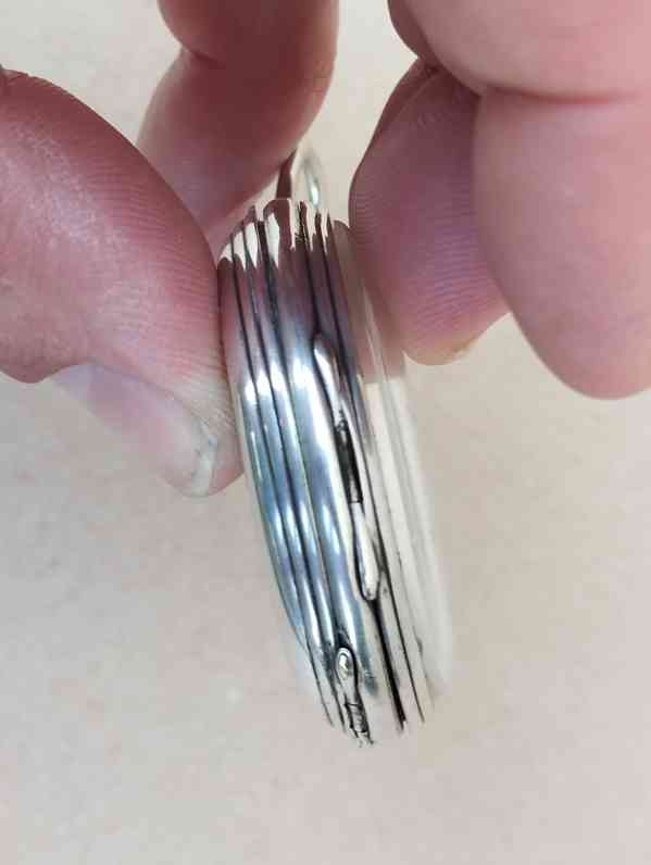 Pánské gravírované kapesní hodinky - kličovky - funkční  - foto 4