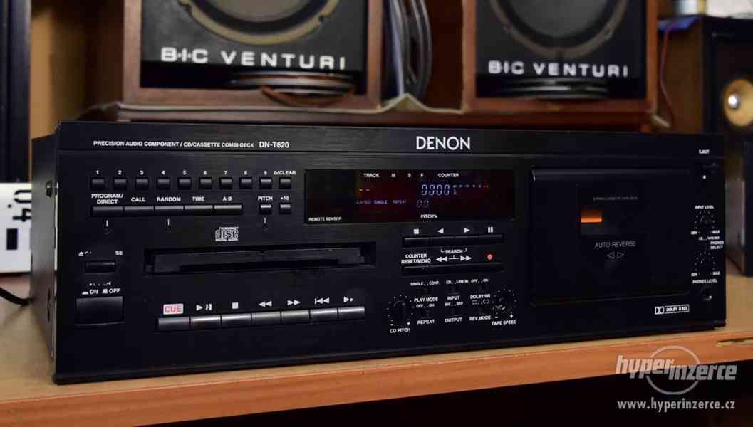 DENON DN-T620 CD/CASSETTE COMBI-DECK - magnetofon CD player - foto 1