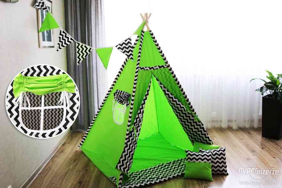 Dětský stan TEEPEE + DOPLŇKY (RŮZNÉ VZORY) - foto 3