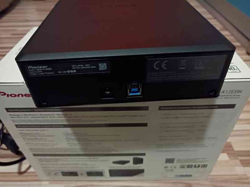 Pioneer BDR-X12EBK - externí Blu-Ray mechanika - foto 2
