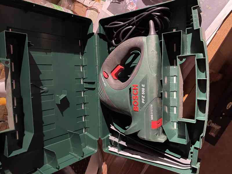 Prosám pilu ocasku BOSCH PFZ 500 E, plně funkční, málo použí - foto 2